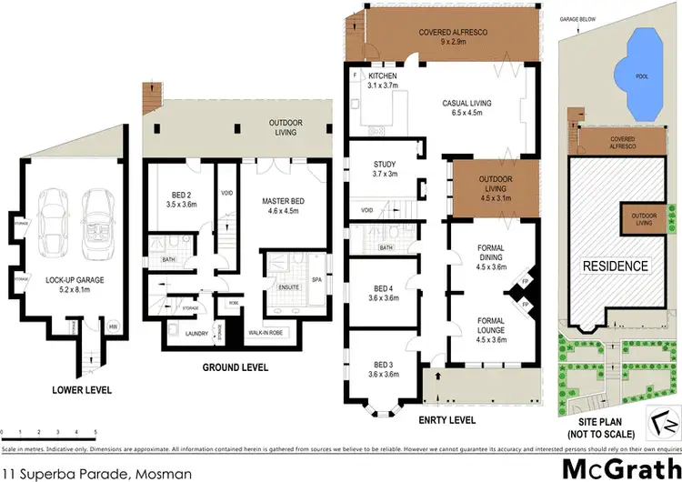 Floorplan of Homely house listing, 11 Superba Parade, Mosman NSW 2088