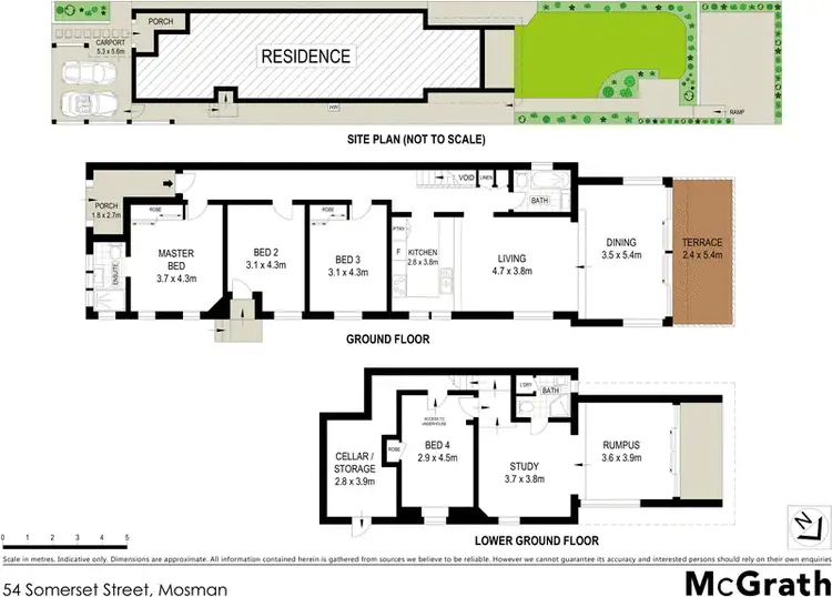 Floorplan of Homely house listing, 54 Somerset Street, Mosman NSW 2088