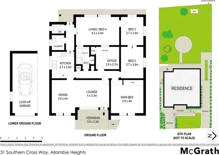 Floorplan of Homely house listing, 31 Southern Cross Way, Allambie Heights NSW 2100