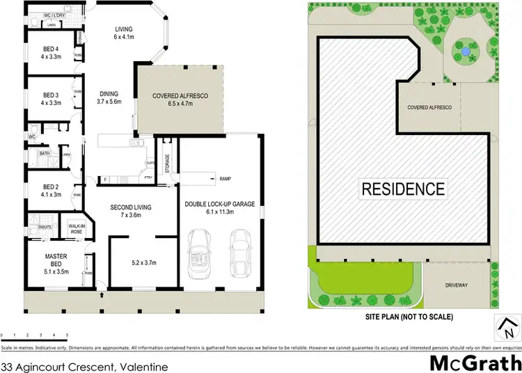 Floorplan of Homely house listing, 33 Agincourt Crescent, Valentine NSW 2280
