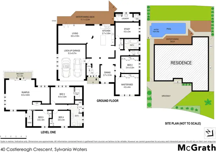 Floorplan of Homely house listing, 40 Castlereagh Crescent, Sylvania Waters NSW 2224