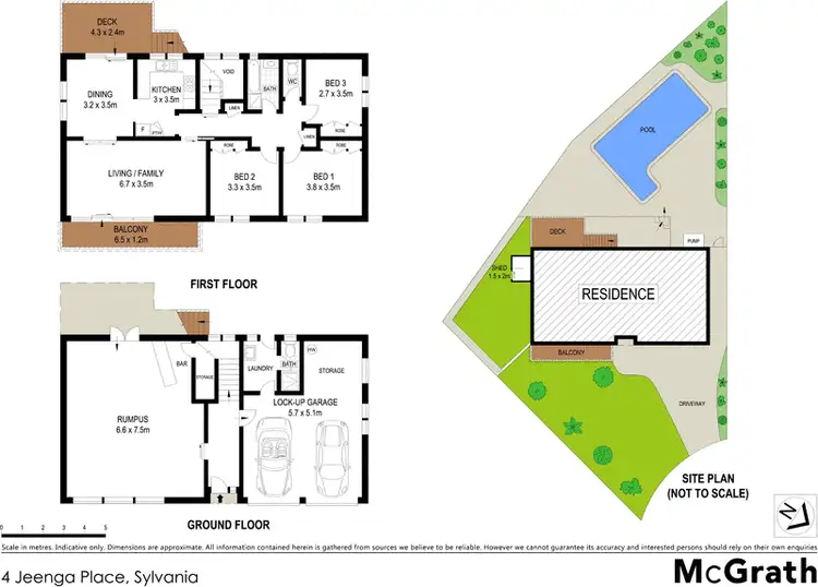 Floorplan of Homely house listing, 4 Jeenga Place, Sylvania NSW 2224