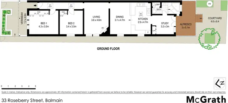 Floorplan of Homely house listing, 33 Roseberry Street, Balmain NSW 2041
