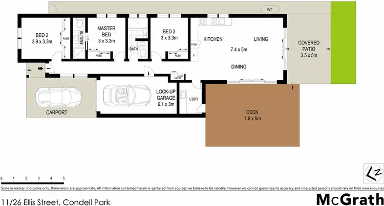 Floorplan of Homely villa listing, 11/26 Ellis Street, Condell Park NSW 2200