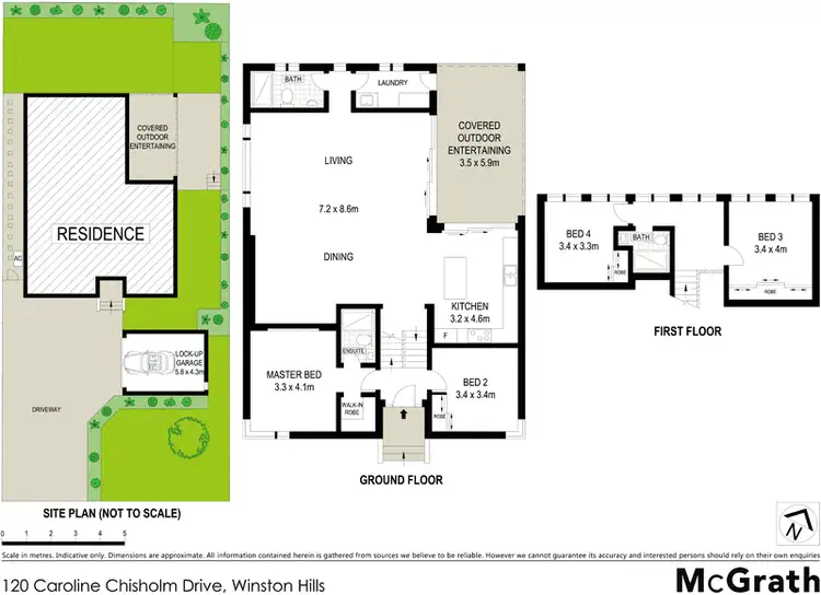 Floorplan of Homely house listing, 120 Caroline Chisholm Drive, Winston Hills NSW 2153