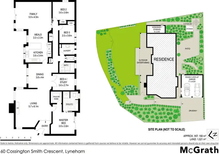 Floorplan of Homely house listing, 60 Cossington Smith Crescent, Lyneham ACT 2602