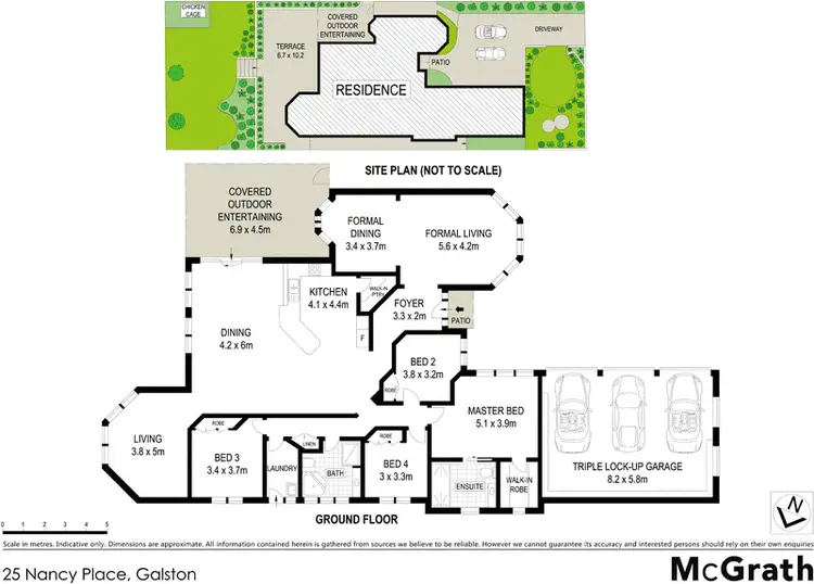 Floorplan of Homely house listing, 25 Nancy Place, Galston NSW 2159
