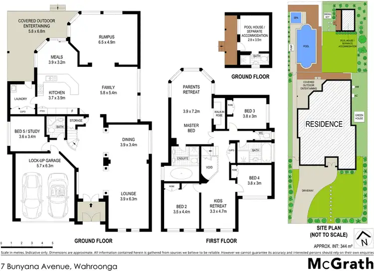 Floorplan of Homely house listing, 7 Bunyana Avenue, Wahroonga NSW 2076
