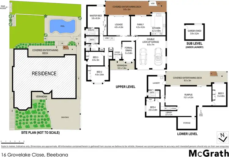 Floorplan of Homely house listing, 16 Grovelake Close, Eleebana NSW 2282