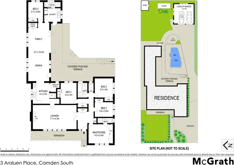Floorplan of Homely house listing, 3 Araluen Place, Camden South NSW 2570