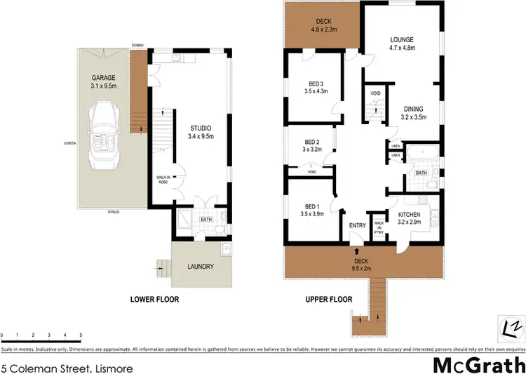 Floorplan of Homely house listing, 5 Coleman Street, Lismore NSW 2480