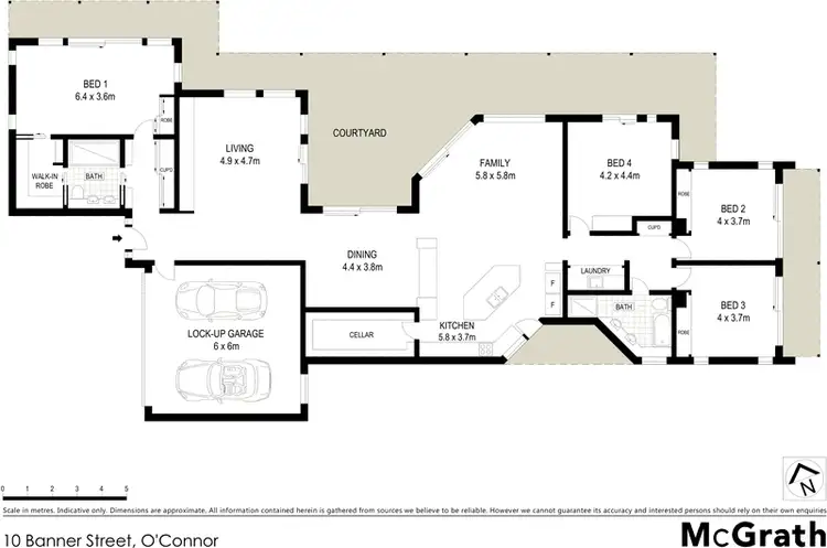 Floorplan of Homely house listing, 10 Banner Street, O'connor ACT 2602
