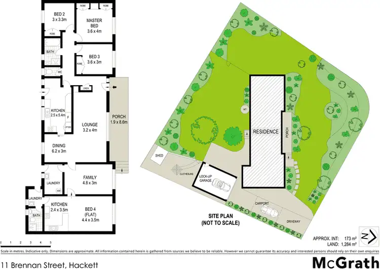 Floorplan of Homely house listing, 11 Brennan Street, Hackett ACT 2602