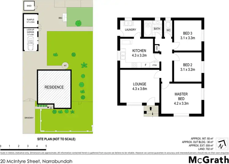 Floorplan of Homely house listing, 20 McIntyre Street, Narrabundah ACT 2604