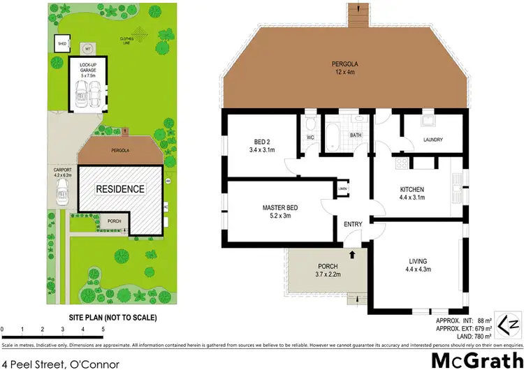 Floorplan of Homely house listing, 4 Peel Street, O'connor ACT 2602