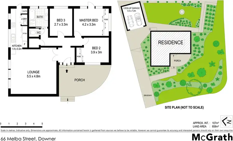 Floorplan of Homely house listing, 66 Melba Street, Downer ACT 2602