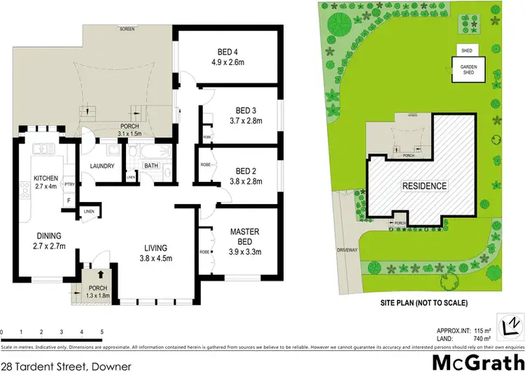 Floorplan of Homely house listing, 28 Tardent Street, Downer ACT 2602
