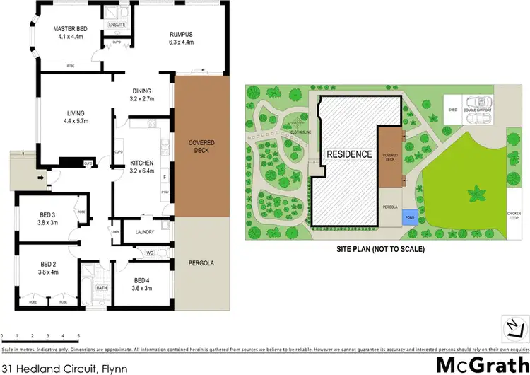Floorplan of Homely house listing, 31 Hedland Circuit, Flynn ACT 2615