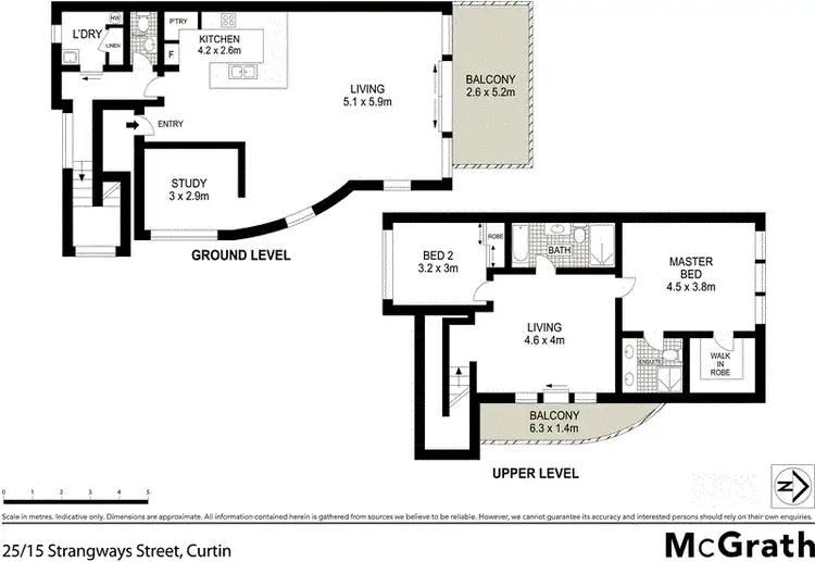 Floorplan of Homely townhouse listing, 25/15 Strangways Street, Curtin ACT 2605