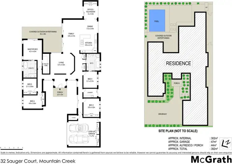 Floorplan of Homely house listing, 32 Sauger Court, Mountain Creek QLD 4557