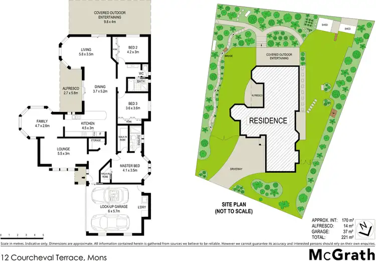 Floorplan of Homely house listing, 12 Courcheval Terrace, Mons QLD 4556