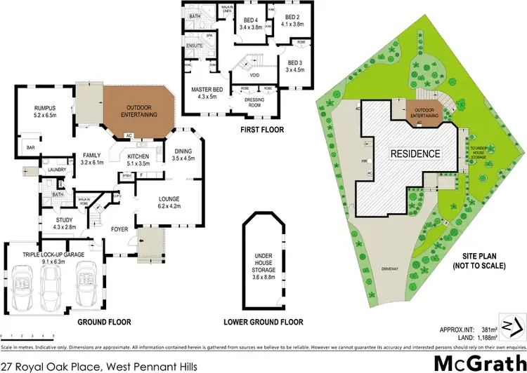 Floorplan of Homely house listing, 27 Royal Oak Place, West Pennant Hills NSW 2125