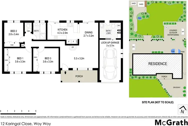 Floorplan of Homely house listing, 12 Karingal Close, Woy Woy NSW 2256