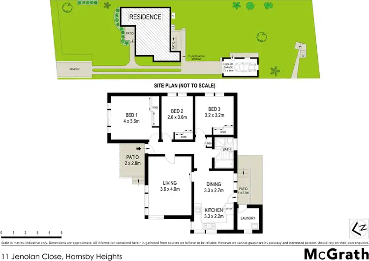 Floorplan of Homely house listing, 11 Jenolan Close, Hornsby Heights NSW 2077