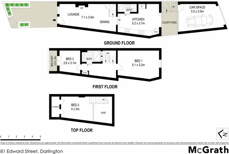 Floorplan of Homely house listing, 81 Edward Street, Darlington NSW 2008
