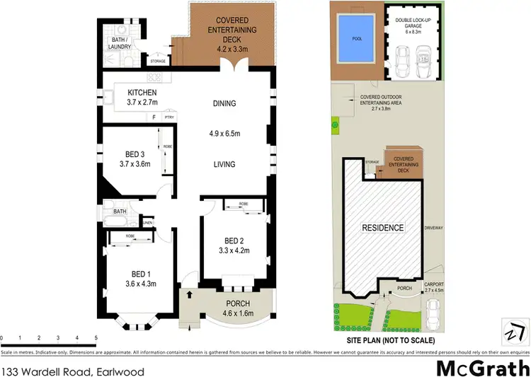Floorplan of Homely house listing, 133 Wardell Road, Earlwood NSW 2206