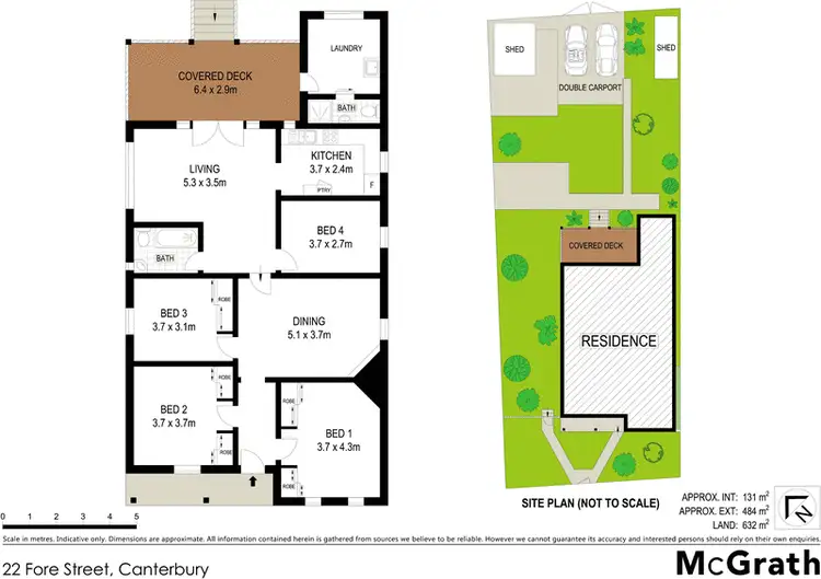 Floorplan of Homely house listing, 22 Fore Street, Canterbury NSW 2193
