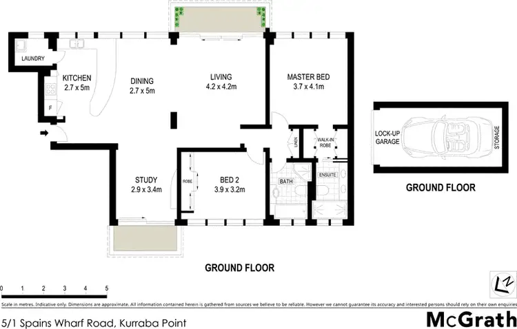 Floorplan of Homely apartment listing, 5/1 Spains Wharf Road, Neutral Bay NSW 2089