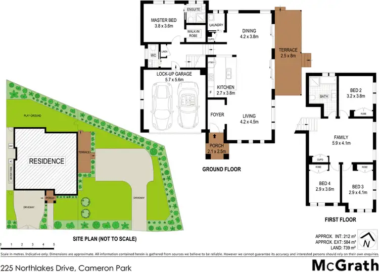 Floorplan of Homely house listing, 225 Northlakes Drive, Cameron Park NSW 2285