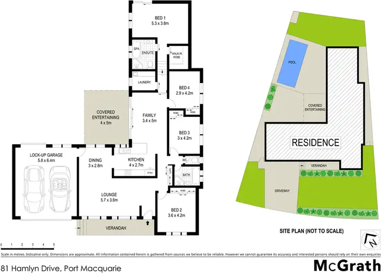 Floorplan of Homely house listing, 81 Hamlyn Drive, Port Macquarie NSW 2444