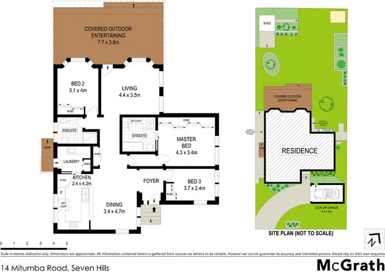 Floorplan of Homely house listing, 14 Mitumba Road, Seven Hills NSW 2147