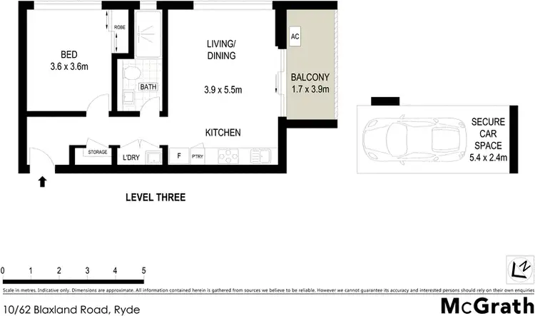 Floorplan of Homely apartment listing, 10/62 Blaxland Road, Ryde NSW 2112