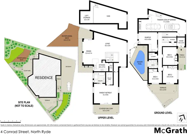 Floorplan of Homely house listing, 4 Conrad Street, North Ryde NSW 2113