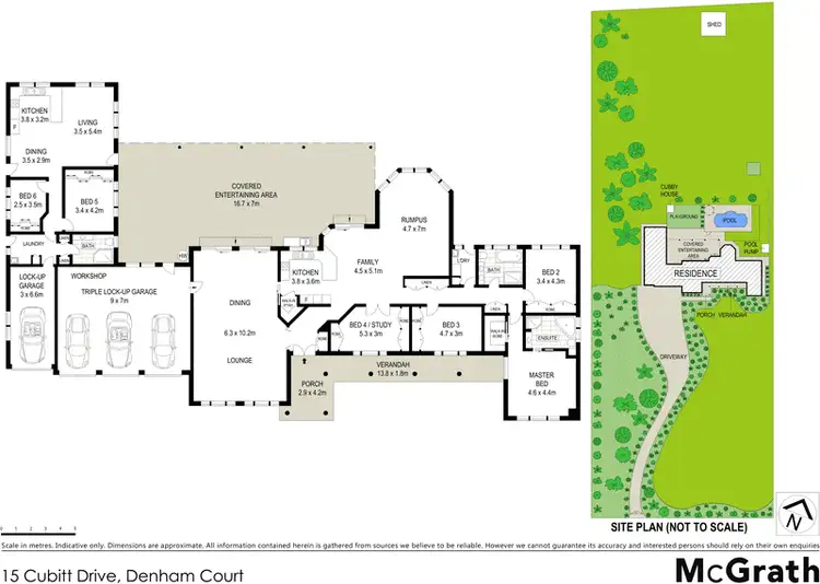 Floorplan of Homely house listing, 15 Cubitt Drive, Denham Court NSW 2565