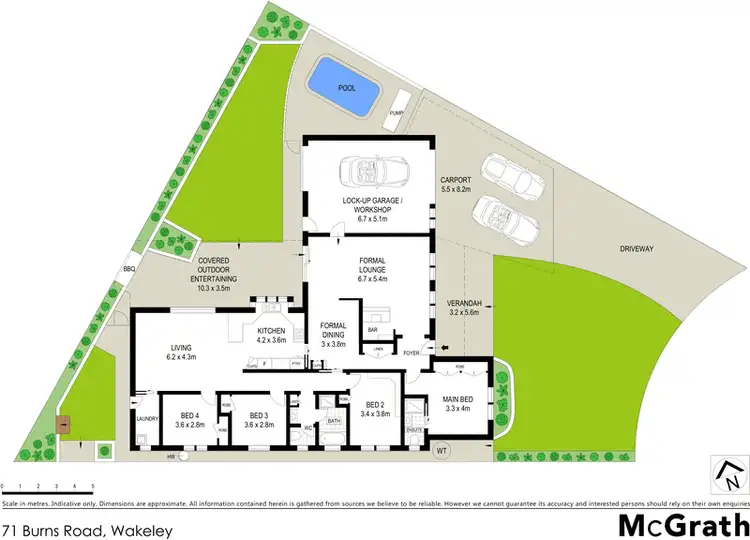 Floorplan of Homely house listing, 71 Burns Road, Wakeley NSW 2176
