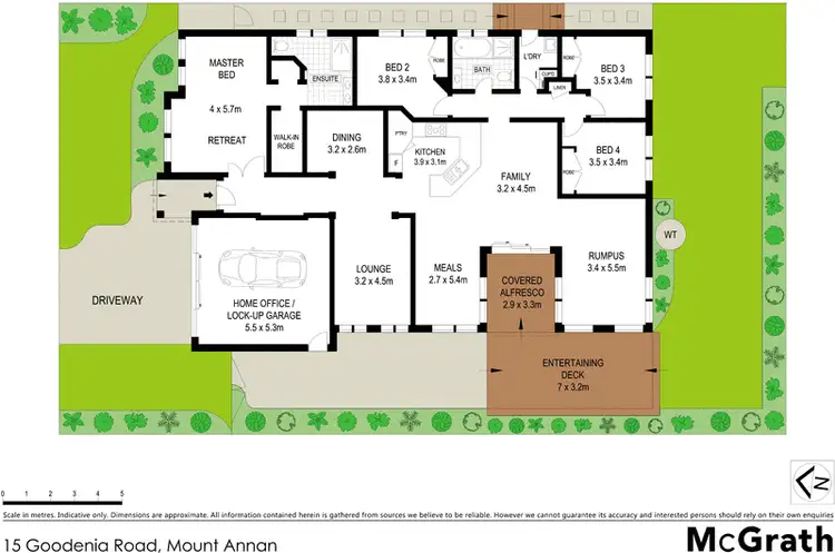 Floorplan of Homely house listing, 15 Goodenia Road, Mount Annan NSW 2567