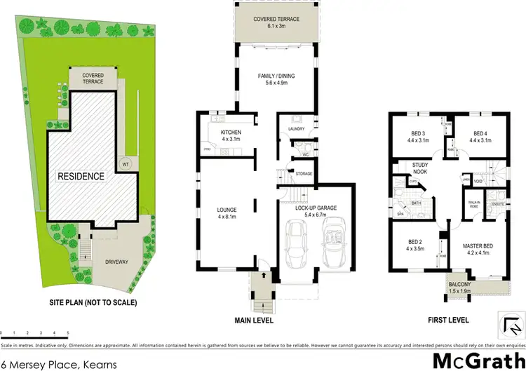 Floorplan of Homely house listing, 6 Mersey Place, Kearns NSW 2558