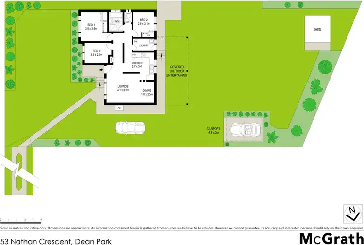 Floorplan of Homely house listing, 53 Nathan Crescent, Dean Park NSW 2761