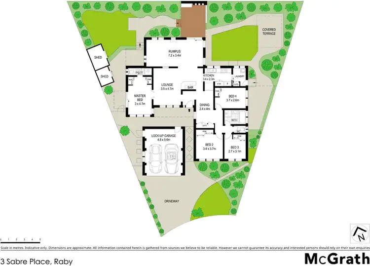 Floorplan of Homely house listing, 3 Sabre Place, Raby NSW 2566