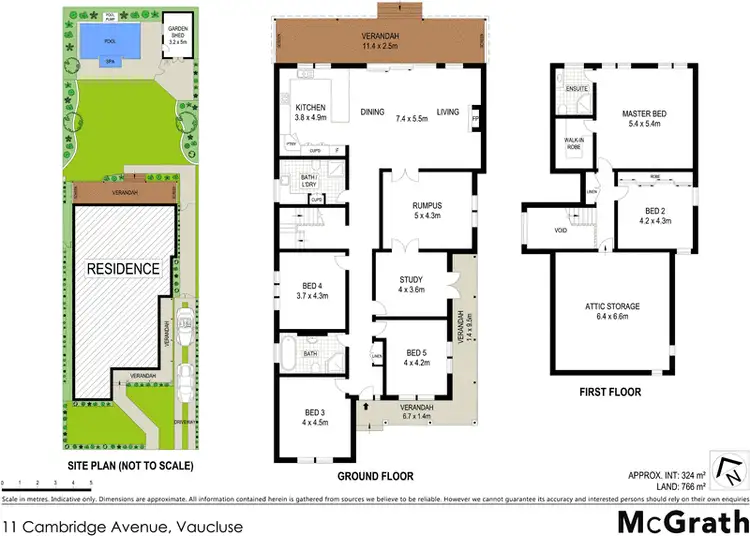 Floorplan of Homely house listing, 11 Cambridge Avenue, Vaucluse NSW 2030