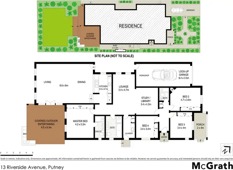 Floorplan of Homely house listing, 13 Riverside Avenue, Putney NSW 2112