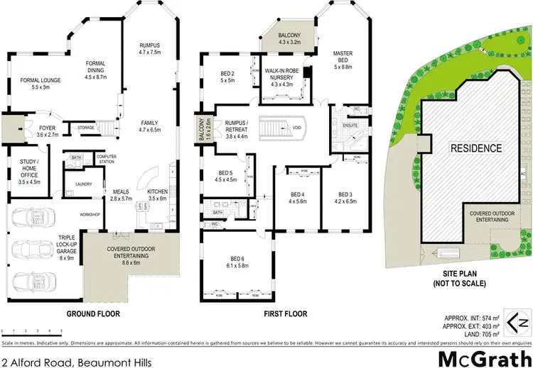 Floorplan of Homely house listing, 2 Alford Road, Beaumont Hills NSW 2155
