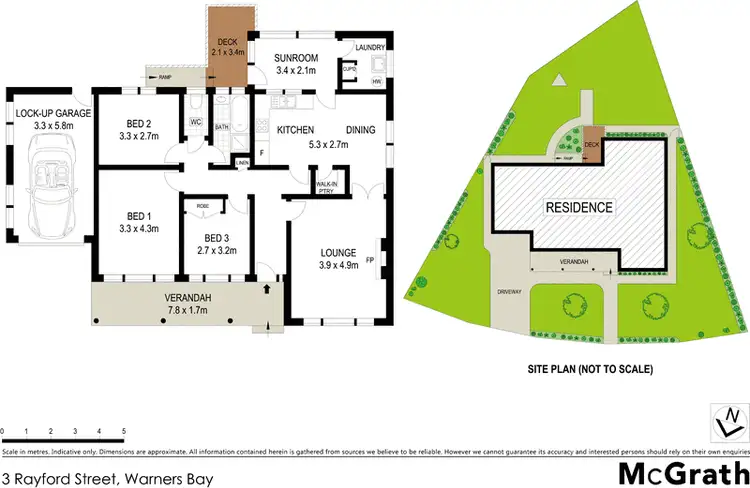 Floorplan of Homely house listing, 3 Rayford Street, Warners Bay NSW 2282