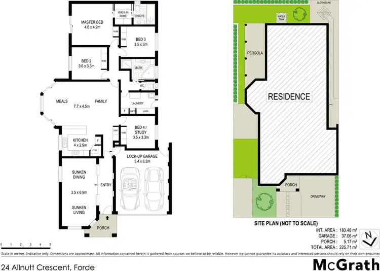 Floorplan of Homely house listing, 24 Allnutt Crescent, Forde ACT 2914