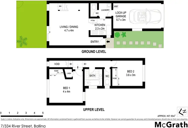 Floorplan of Homely townhouse listing, 7/334 River Street, Ballina NSW 2478