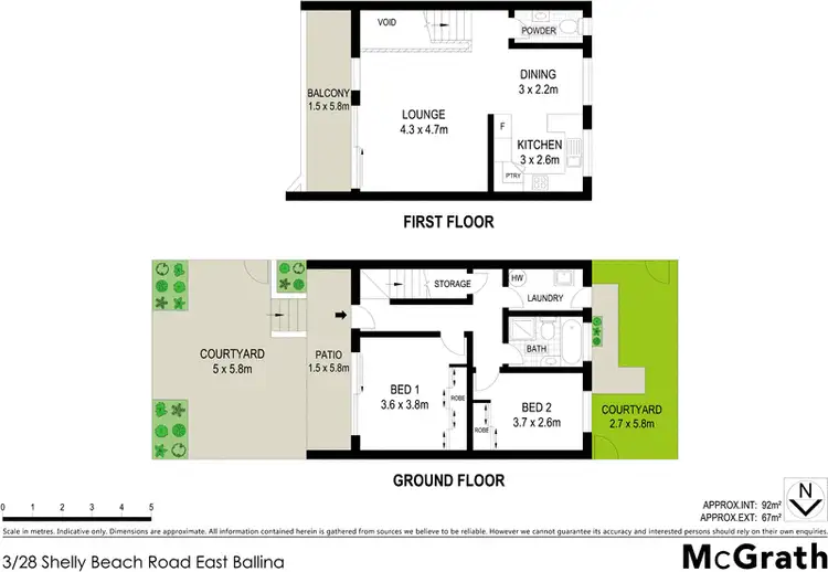 Floorplan of Homely apartment listing, 3/28 Shelly Beach Road, East Ballina NSW 2478